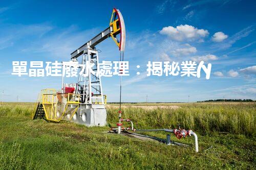 單晶硅廢水處理：揭秘業(yè)內(nèi)領(lǐng)先的技術(shù)和創(chuàng)新方法？